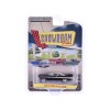 1957 Plymouth Belvedere Jet Black with Sand Dune White Top and Stripes 'Showroom Floor' Series 6 1/64 Diecast Model Car by Greenlight