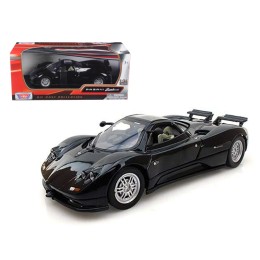 Pagani Zonda C12 Black 1/24 Diecast Car Model by Motormax