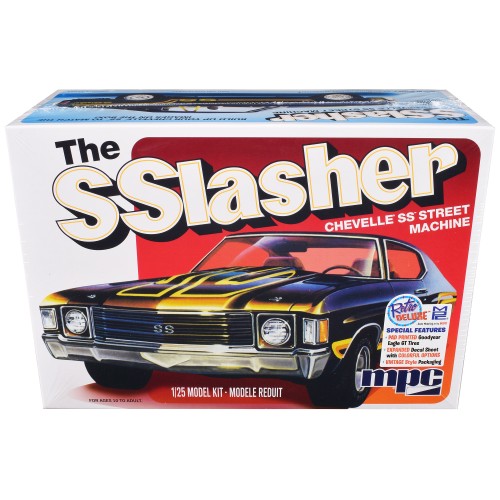 Skill 2 Model Kit Chevrolet Chevelle SS Street Machine 'The SSlasher' 1/25 Scale Model by MPC