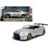 2009 Nissan GT-R (R35) Ben Sopra Silver 'I Love the 2000's' Series 1/24 Diecast Model Car by Jada