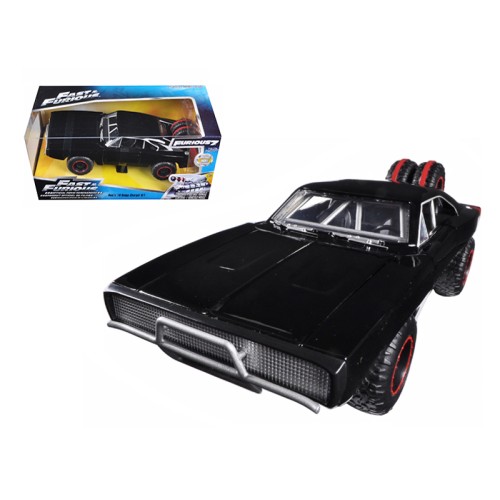 Dom's 1970 Dodge Charger R/T Off Road Version 'Fast & Furious 7' Movie 1/24 Diecast Model Car by Jada