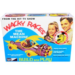 Skill 2 Snap Model Kit The Mean Machine with Dick Dastardly and Muttley Figurines 'Wacky Races' (1968) TV Series 1/25 Scale Model by MPC