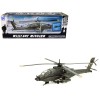 Boeing AH-64 Apache Attack Helicopter Olive Drab 'United States Army' 'Military Mission' Series 1/55 Diecast Model by New Ray