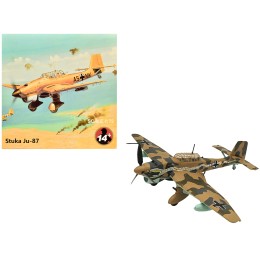 Junkers Ju 87R Trop Stuka Bomber Aircraft 'Immelmann 6./StG 2 Libya' (1941) German Luftwaffe 1/72 Diecast Model Airplane