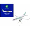 Airbus A320neo Commercial Aircraft 'Transavia Airlines' (F-GNEO) White with Green Tail 'Gemini 200' Series 1/200 Diecast Model Airplane by GeminiJets