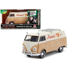 Volkswagen Bus 'WheelJack' Tan and Beige 'Frank's TV Repair' 'Transformers: Rise of the Beasts' (2023) Movie 'Hollywood Rides' Series 1/32 Diecast Model Car by Jada