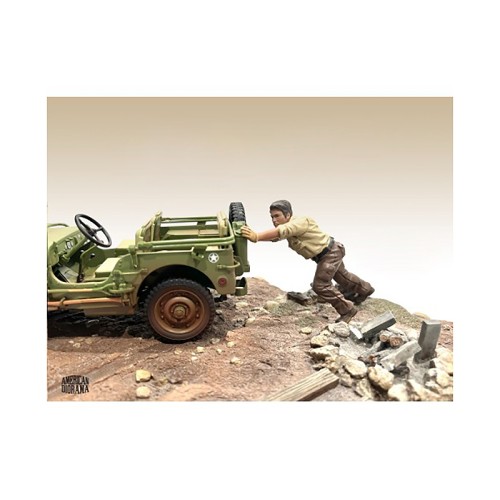 '4X4 Mechanic' Figure 5 for 1/18 Scale Models by American Diorama