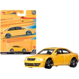Audi S4 Quattro with Sunroof Yellow 'Deutschland Design' Series Diecast Model Car by Hot Wheels