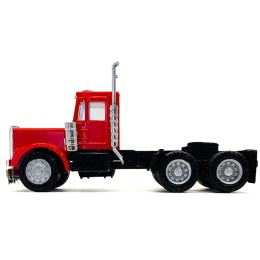 Kenworth W900 Short Day Cab 'New Version' Red 1/87 (HO) Plastic Model Car by Promotex