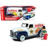 1948 Chevrolet Panel Police Van with Mr. Monopoly Figurine 'Monopoly' 1/18 Diecast Model Car by Auto World