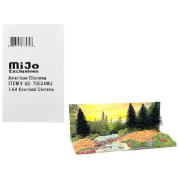 'Overland Off-Road' Diorama with Forest Background for 1/64 Scale Models by American Diorama