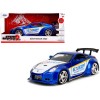 2003 Nissan 350Z 'Exedy Racing Clutch' Candy Blue and White 'JDM Tuners' Series 1/24 Diecast Model Car by Jada