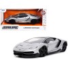 Lamborghini Centenario Gray Metallic with Black Top 'Hyper-Spec' Series 1/24 Diecast Model Car by Jada