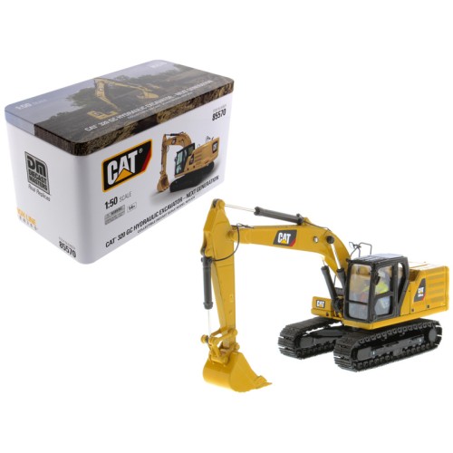 CAT Caterpillar 320 GC Hydraulic Excavator with Operator Next Generation Design 'High Line Series' 1/50 Diecast Model by Diecast Masters