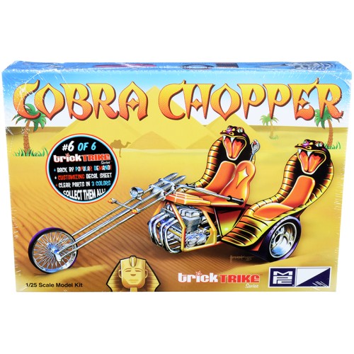 Skill 2 Model Kit Cobra Chopper 'Trick Trikes' Series 1/25 Scale Model by MPC