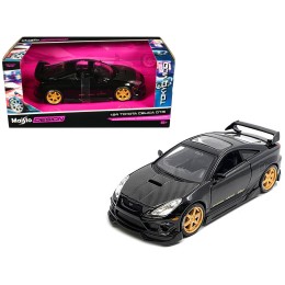 Toyota Celica GT-S Black with Carbon Hood and Sunroof 'Maisto Design Tokyo Mod' Series 1/24 Diecast Model Car by Maisto
