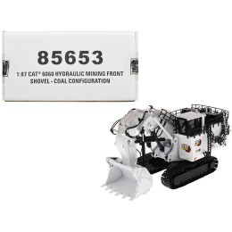 CAT Caterpillar 6060 Hydraulic Mining Front Shovel Coal Configuration White 'High Line Series' 1/87 (HO) Scale Diecast Model by Diecast Masters