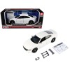 2023 Dodge Charger Pursuit Police Car White 'Custom Builder's Kit - Law Enforcement and Public Service' Series 1/24 Diecast Model Car by Motormax