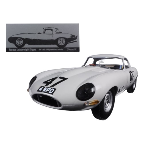 1963 Jaguar Lightweight E-Type #47 'Coombs 4 WPD' 1/18 Diecast Model Car by Paragon