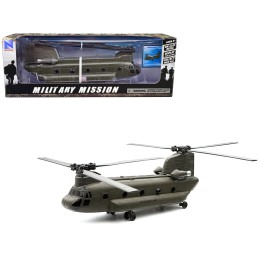 Boeing CH-47 Chinook Aircraft 'United States Army' Olive Drab 'Military Mission' Series 1/60 Diecast Model by New Ray
