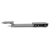 Spread Axle Double-Drop Flatbed Trailer Silver Top 1/87 (HO) Plastic Model by Promotex