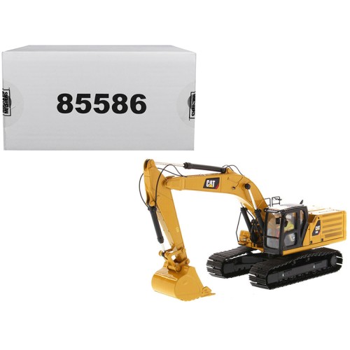CAT Caterpillar 336 Next Generation Hydraulic Excavator and Operator 'High Line' Series 1/50 Diecast Model by Diecast Masters