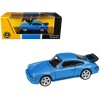1987 RUF CTR Racing Blue 1/64 Diecast Model Car by Paragon Models