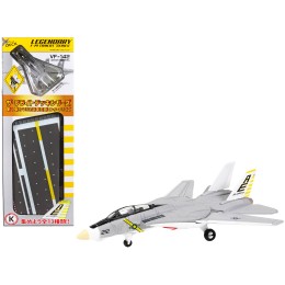 Grumman F-14B Tomcat Fighter Aircraft 'VF-142 Ghostriders' and Section K of USS Enterprise (CVN-65) Aircraft Carrier Display Deck 'Legendary F-14 Tomcat' Series 1/200 Diecast Model by Forces of Valor