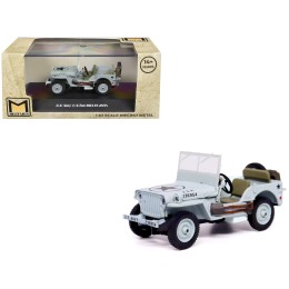 Willys Jeep 1/4-Ton Car Light Blue 'United States Navy' 1/43 Diecast Model by Militaria Die Cast
