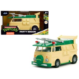 Party Wagon Green and Beige 'Teenage Mutant Ninja Turtles' 'Hollywood Rides' Series Diecast Model Car by Jada