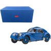 1938 Bugatti Type 57SC Atlantic with Metal Wire-Spoke Wheels Blue 1/43 Diecast Model Car by Autoart