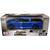 2019 RAM Rebel 1500 Crew Cab Pickup Truck Blue Metallic 'American Classics' Series 1/24-1/27 Diecast Model Car by Motormax