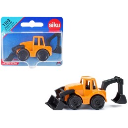 Backhoe Loader Yellow and Black Diecast Model by Siku