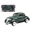 1939 Chevrolet Coupe Green 1/24 Diecast Model Car by Motormax