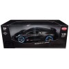 Bugatti Divo Carbon Fiber with Blue Accents 'Carbon Series - Bburago 50th Anniversary' 1/18 Diecast Model Car by Bburago