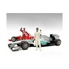 'Racing Legends' 2000's Set of 2 Diecast Figures for 1/43 Scale Models by American Diorama