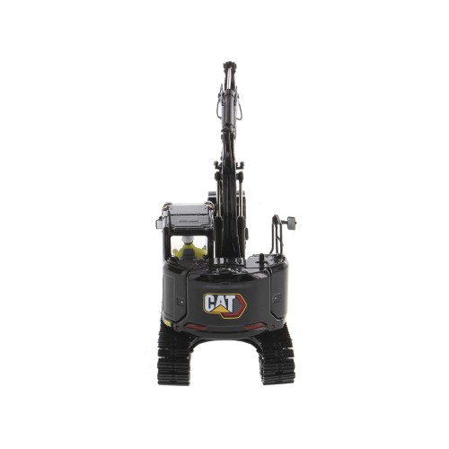 CAT Caterpillar 315 Track Type Hydraulic Excavator Special Black Finish with Operator 'High Line' Series 1/50 Diecast Model by Diecast Masters