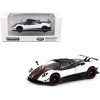 Pagani Zonda Cinque Bianco Benny White and Black 'Global64' Series 1/64 Diecast Model Car by Tarmac Works