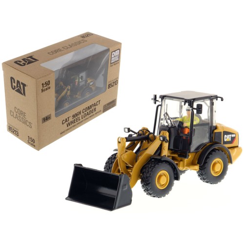 CAT Caterpillar 906H Compact Wheel Loader with Operator 'Core Classics Series' 1/50 Diecast Model by Diecast Masters