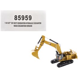 CAT Caterpillar 395 Next Generation Hydraulic Excavator 'Mass Excavation Version' Yellow 'High Line Series' 1/50 Diecast Model by Diecast Masters