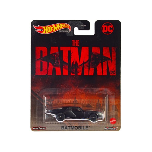 Batmobile Matt Black 'The Batman' (2022) Movie 'DC Comics' Diecast Model Car by Hot Wheels