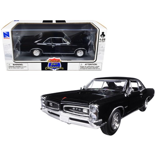 1966 Pontiac GTO Black 'Muscle Car Collection' 1/25 Diecast Model Car by New Ray