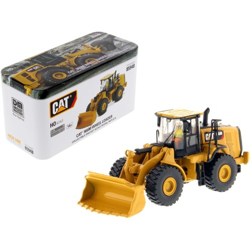 CAT Caterpillar 966M Wheel Loader with Operator 'High Line' Series 1/87 (HO) Scale Diecast Model by Diecast Masters