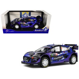 Ford Puma Rally1 Hybrid #9 Jourdan Serderidis - Frederic Miclotte 'Safari Rally Kenya' (2022) 'Competition' Series 1/18 Diecast Model Car by Solido
