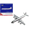 Lockheed L-188 Electra Commercial Aircraft 'American Airlines' Silver with Red Stripes 1/400 Diecast Model Airplane by GeminiJets