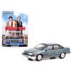 1986 Ford Taurus Blue Metallic 'Zalinsky Auto Parts' Crash Test Vehicle 'Tommy Boy' (1995) Movie 'Hollywood Series' Release 38 1/64 Diecast Model Car by Greenlight