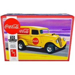 Skill 2 Model Kit 1933 Willys Panel Truck 'Coca-Cola' 1/25 Scale Model by AMT