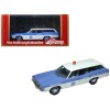 1970 Ford Galaxie Station Wagon Blue and White with Blue Interior 'Pan-American Airlines Ground Crew' Limited Edition to 180 pieces Worldwide 1/43 Model Car by Goldvarg Collection