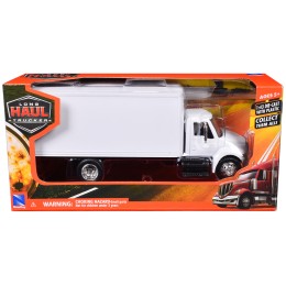 International 4200 Box Truck White 'Long Haul Truckers' Series 1/43 Diecast Model by New Ray