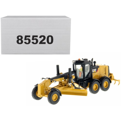 CAT Caterpillar 12M3 Motor Grader with Operator 'High Line' Series 1/87 (HO) Scale Diecast Model by Diecast Masters